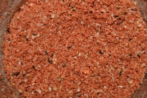 PASTA SECA CON SUPRARED Y HUMEDECIDA CON COUS-COUS