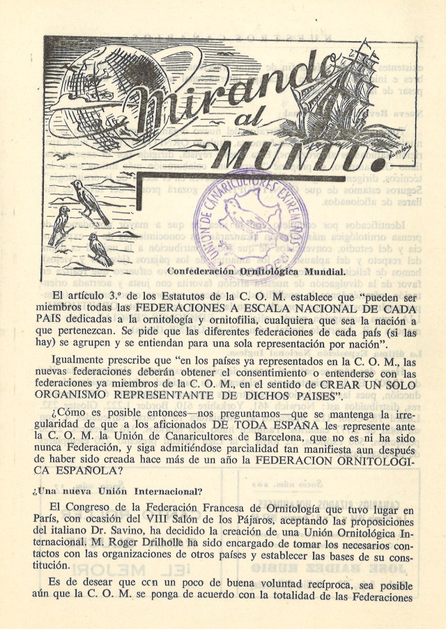 UNA NUEVA UNION INTERNACIONAL